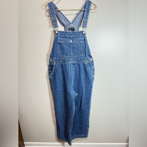 Gloria Vanderbilt Pants - Vintage Y2K Gloria Vanderbilt baggy denim overalls blue size large